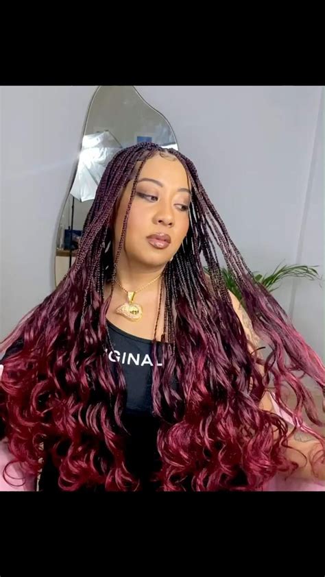 60 French Curl Braids Hairstyles To Try In 2025 | Braided hairstyles ...