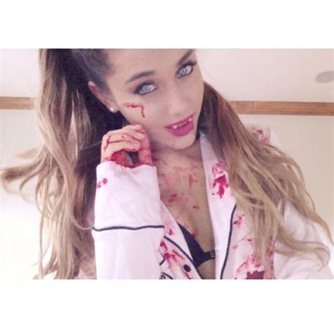 Sophie's fashion blog: Ariana Grande Celebrating Halloween (Instagram ...