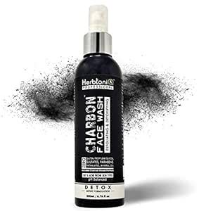 HerbtoniQ Professional Charbon Face Wash Exfoliating & Detoxifying For ...