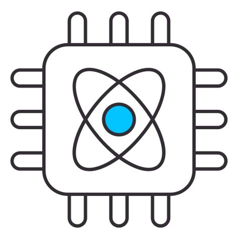 Quantum computing Generic color lineal-color icon | Freepik