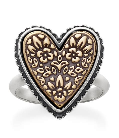 James Avery Heirloom Heart Ring #Dillards | James avery rings, James ...