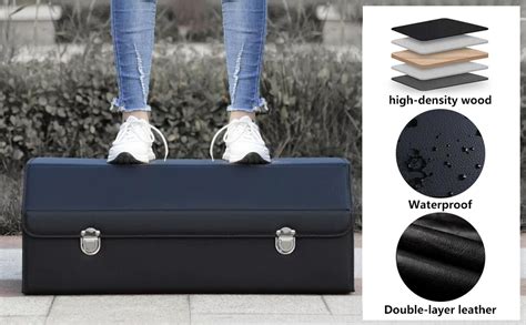 Hukimoyo 70L Car Trunk Organizer Box with Lid Foldable Large ...