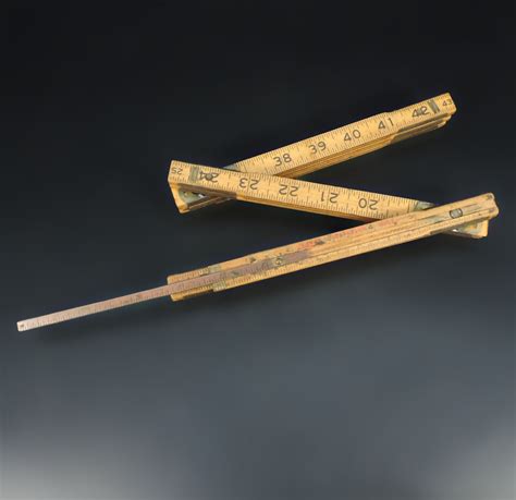 Folding Carpenters Ruler ~ Lufkin X46 Ruler ~ 72 Inch Wooden Folding ...