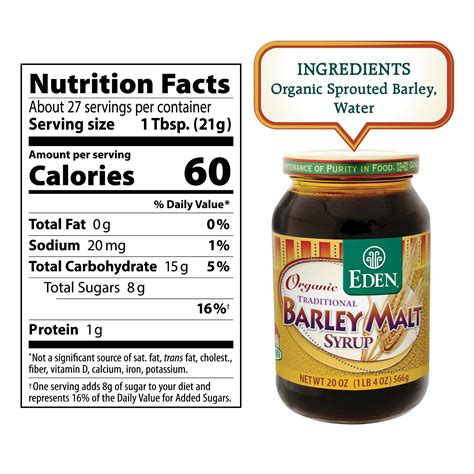 Snapklik.com : Organic Traditional Barley Malt Syrup, Whole Grain ...