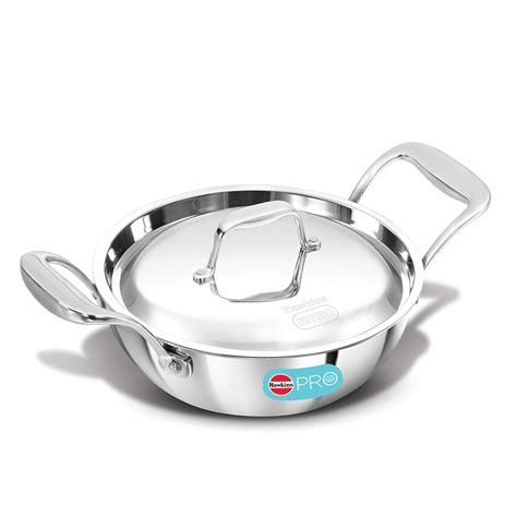 Buy Hawkins Pro 1.5 Litre Deep-Fry Pan, Triply Stainless Steel Kadhai ...