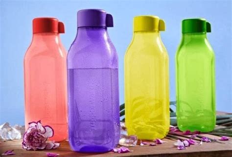 Shopper Ave Tupperware Aquasafe Eco Square Water Bottle (Colors May ...