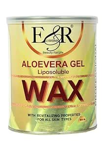 E&R Aloe Vera Gel Wax For all skin types | Removes Tan, Dead Skin ...