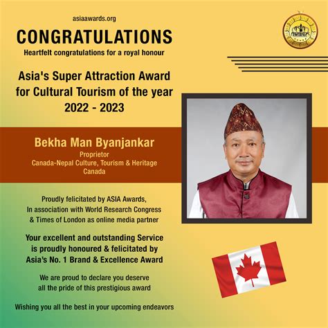 Bekha Man Byanjankar Has Bagged Asia's Super Attraction Award for ...