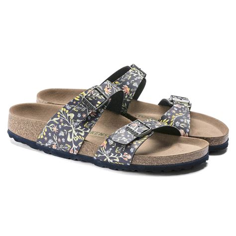 BIRKENSTOCK Sydney Vegan Birko Flor Sandal - Blue