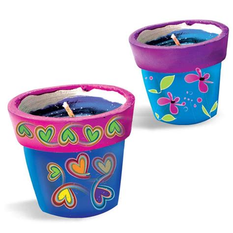 Buy Toykraft Candles Pretty Pots - DIY Painting Kit for Kids Ages 8-15 ...