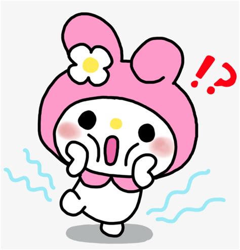 Download My Melody Sticker Png - HD Transparent PNG - NicePNG.com