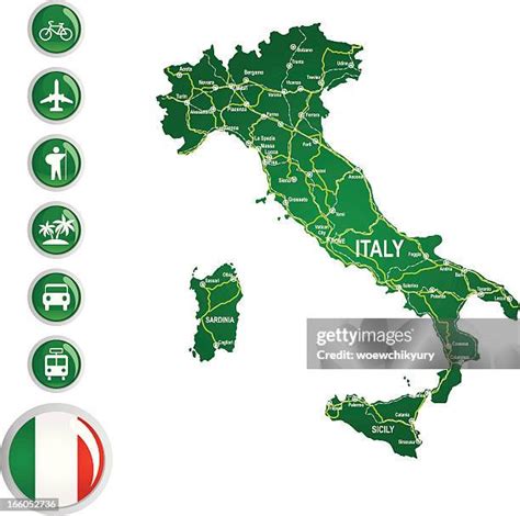 Detailed Map Italy 的图像结果