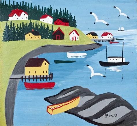 Pintura de Maud Lewis Canadian Painters, Canadian Artists, Maudie Lewis ...