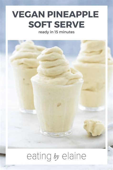 Dole Whip aka Vegan Pineapple Soft Serve → Hungryrecipe