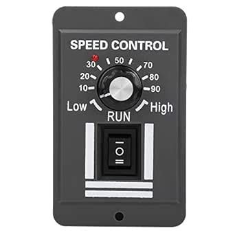DC12-60V 20A Electric Motor Speed Regulator, DC Brush Motor Speed ...