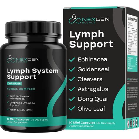 Amazon.com: Herbal Lymph System Support Supplement - Lymphatic Support Complex with Echinacea ...