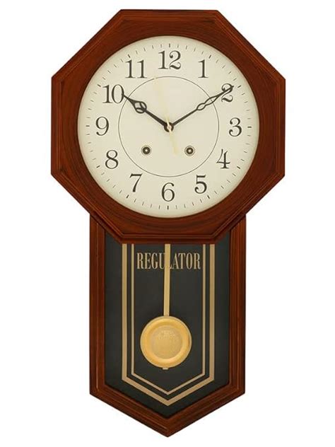 Buy CHRONIKLE Elegant Vertical Wooden Case Analog English Numbers ...