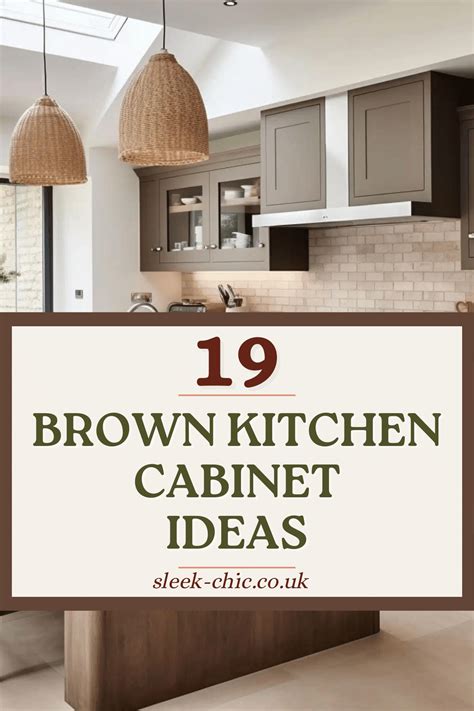23 Indulgent Brown Kitchen Cabinets Ideas, On-Trend For 2025 | Brown ...