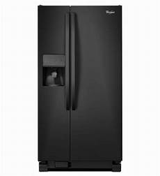 Black Refrigerator by Whirlpool Refrigerator Brand Wrs322fdab Black Whirlpool Black Refrigerator