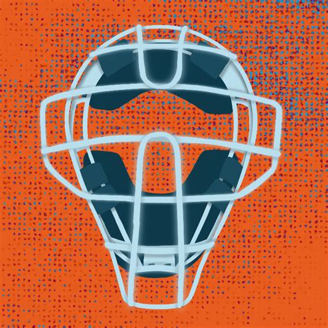Baseball Back Catcher Mask Drawing 的图像结果