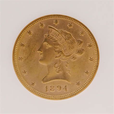 1894 MS61 Liberty Head Gold 10 Dollar Coin NGC Graded | Property Room