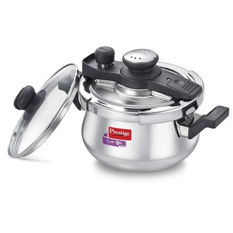 Buy Prestige Clip-on Mini Induction Base Stainless Steel Handi Pressure ...