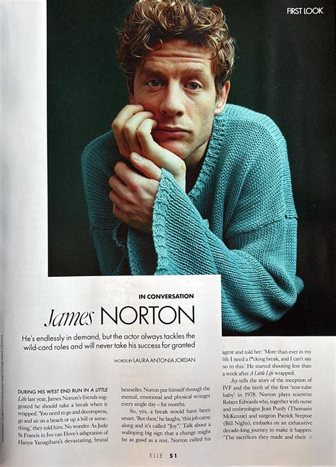 UK Elle magazine - November 2024 - James Norton - YourCelebrityMagazines