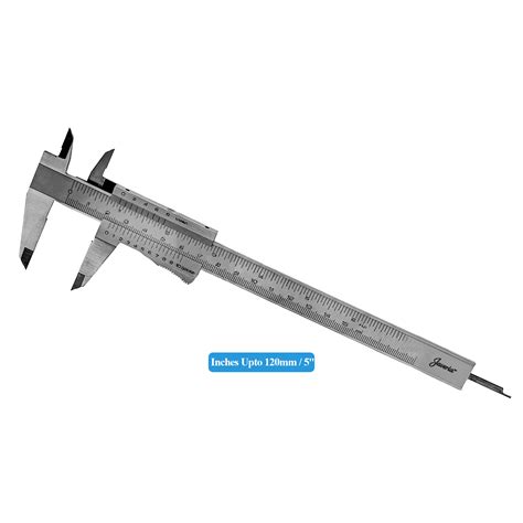 Vernier Caliper Graduated In mm And Inches Upto 120mm / 5'' - Javeria ...