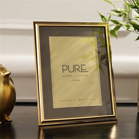 Gold Plated Metal Photo Frame - Large
