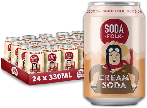 Soda Folk Cream Soda, American Style Fizzy Drinks, India | Ubuy