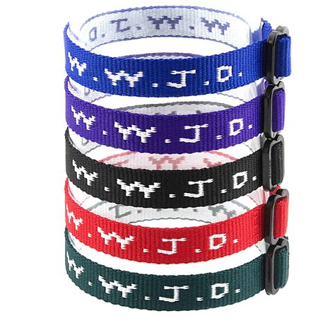 Buy SHAMZBEST 50 WWJD Bracelets - What Would Jesus Do Woven Wristbands ...