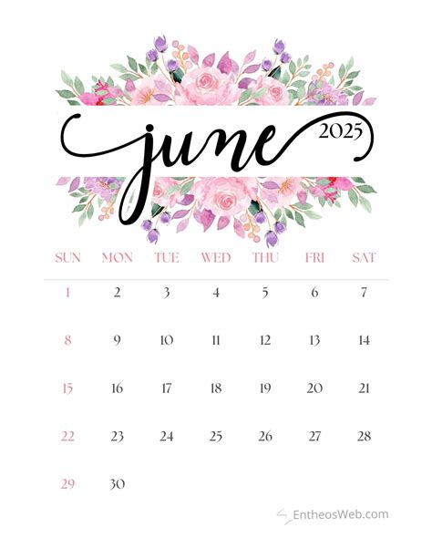 June Themes For Calendar 2025