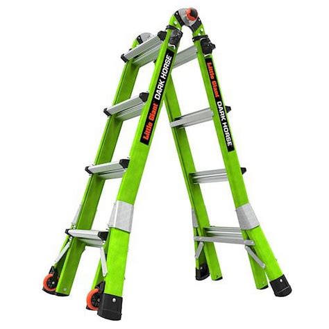 Little Giant Ladder Systems Fiberglass Extendable Ladder - ANSI Type 1A ...