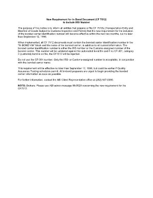 2012 Form CBP 7512 Fill Online, Printable, Fillable, Blank - pdfFiller