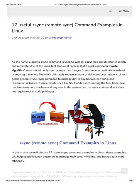 Image result for Rsync Command