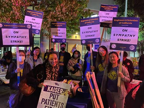 Kaiser Sympathy Strike Updates | Engineers and Scientists of California ...