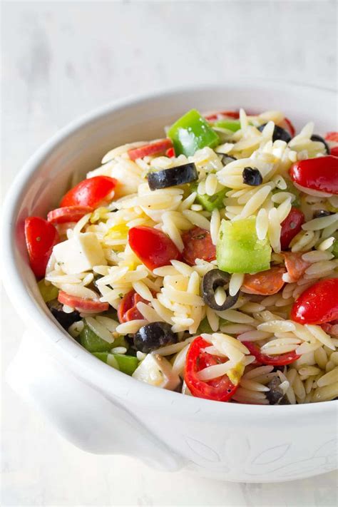 Italian Orzo Pasta Salad