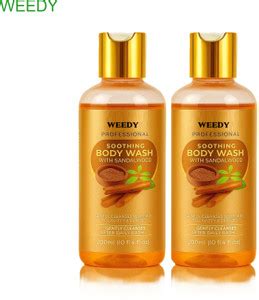 WEEDY Daily Body Wash with Sandalwood | 2x200ML: Buy WEEDY Daily Body ...
