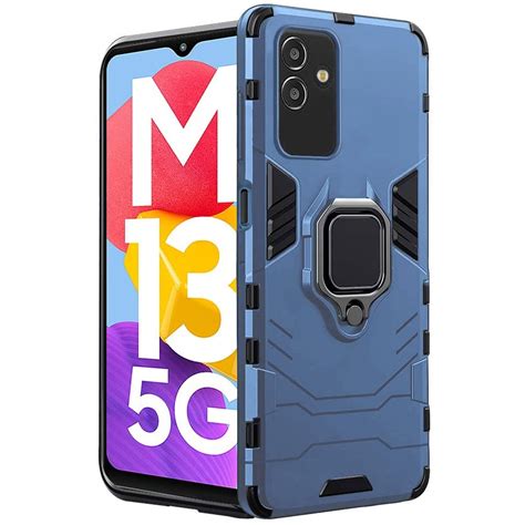 TheGiftKart Tough Armor Samsung Galaxy M13 5G Bumper Back Case Cover ...