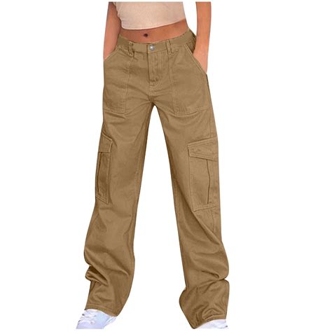 Cargo Pants for Women Baggy Lightweight High Waisted Hiking Pants for ...