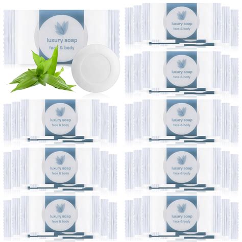 Amazon.com : Kacctyen 100 Pcs 0.35oz Mini Bar Soap Bulk Travel Soap ...