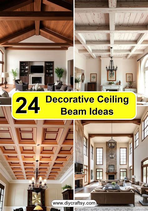 24 Decorative Ceiling Beam Ideas for Stylish Interiors