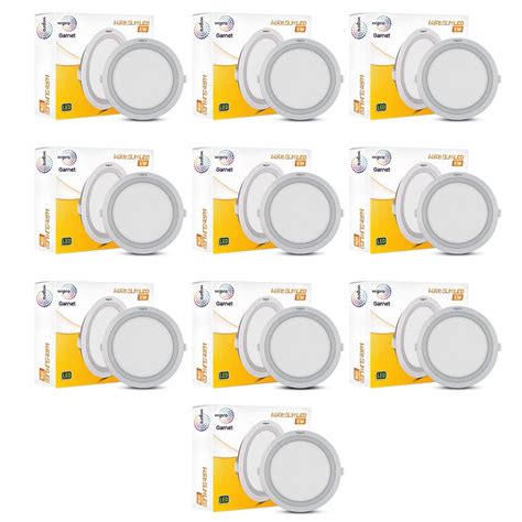 wipro Garnet 3W Round Led Wave Panel Light for Ceiling|Warm White Light ...