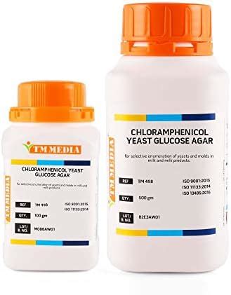 TM MEDIA (Titan Biotech) CHLORAMPHENICOL YEAST GLUCOSE AGAR (IS : 5403: ...