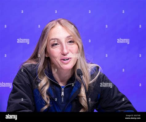 New York, NY. Team USA Olympians during their press conferences at the ...