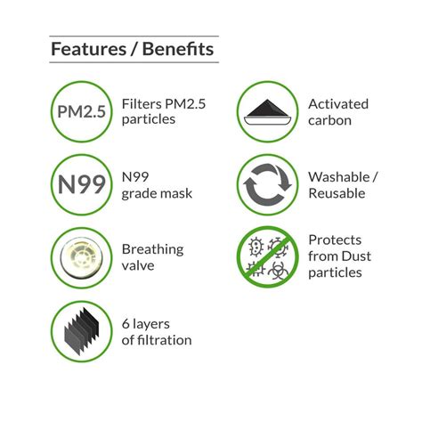 Buy BODYGUARD REUSABLE ACTIVATED CARBON(LARGE) N99 MASK Online & Get ...