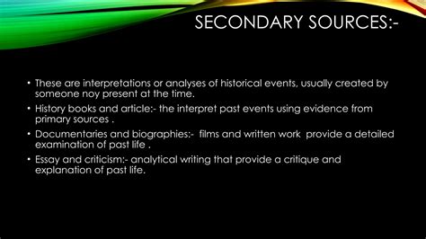 history presentation What is History? How do Historians study the past ...