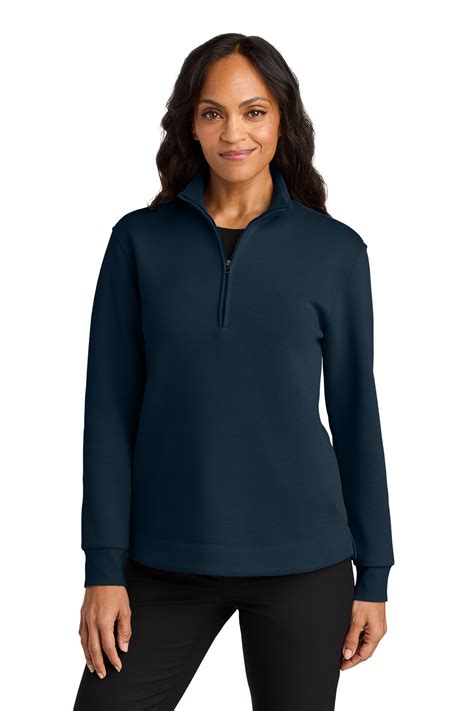 Port Authority Women’s Wearever Signature Double Pique 1/4-Zip ...