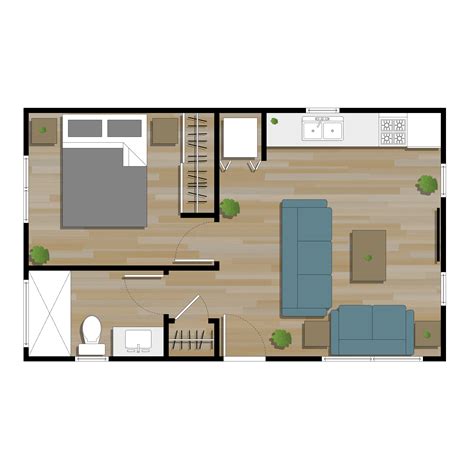Casita Model 15X25 Plans in PDF or CAD - Casita Floor Plans