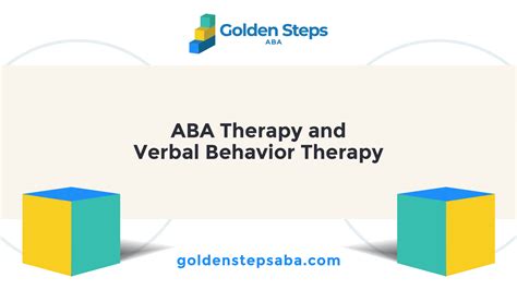 ABA Therapy and Verbal Behavior Therapy